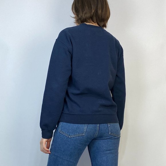 Vintage 90s DISTRESSED 'Universite Paris' Sweatshirt! Small - Picture 3 of 6